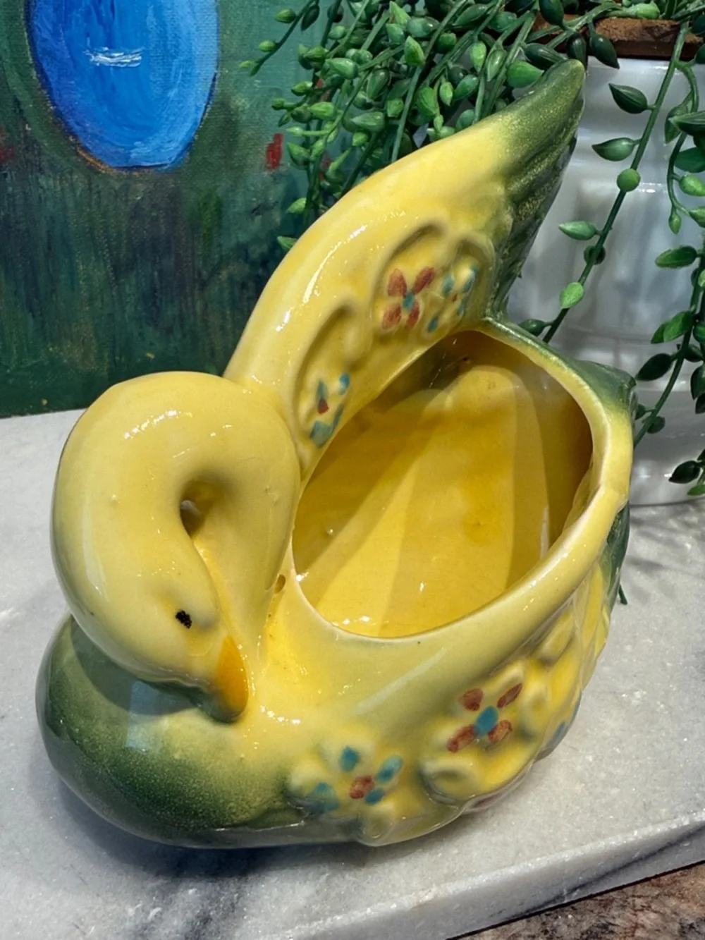 Vintage Swan Planter - Unbranded - Picture 9 of 12